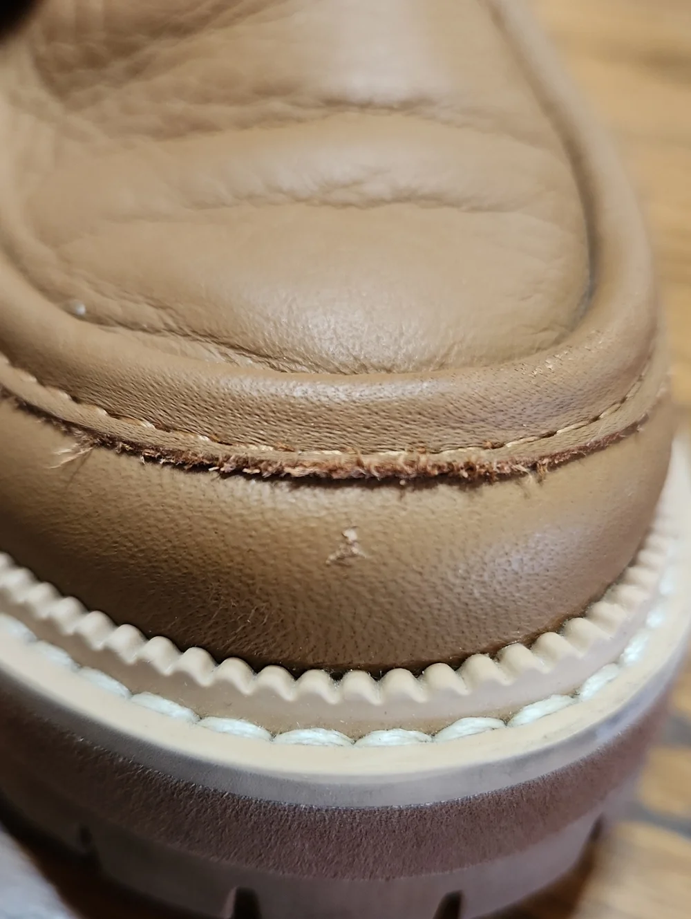 Toms Tan Leather Penny Loafers Size 8.5
